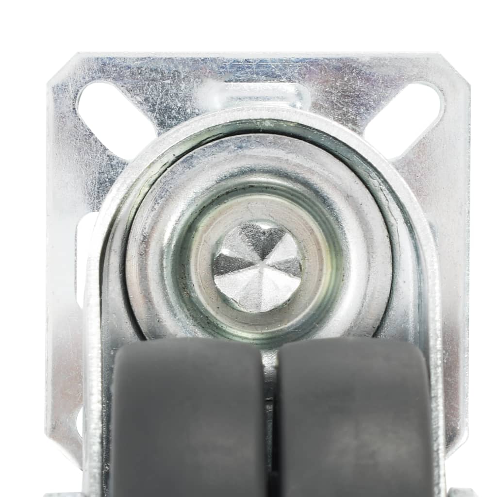 12 st Zwenkwielen dubbel 50 mm is nu te koop bij PeponiXL, paradijselijk wonen!