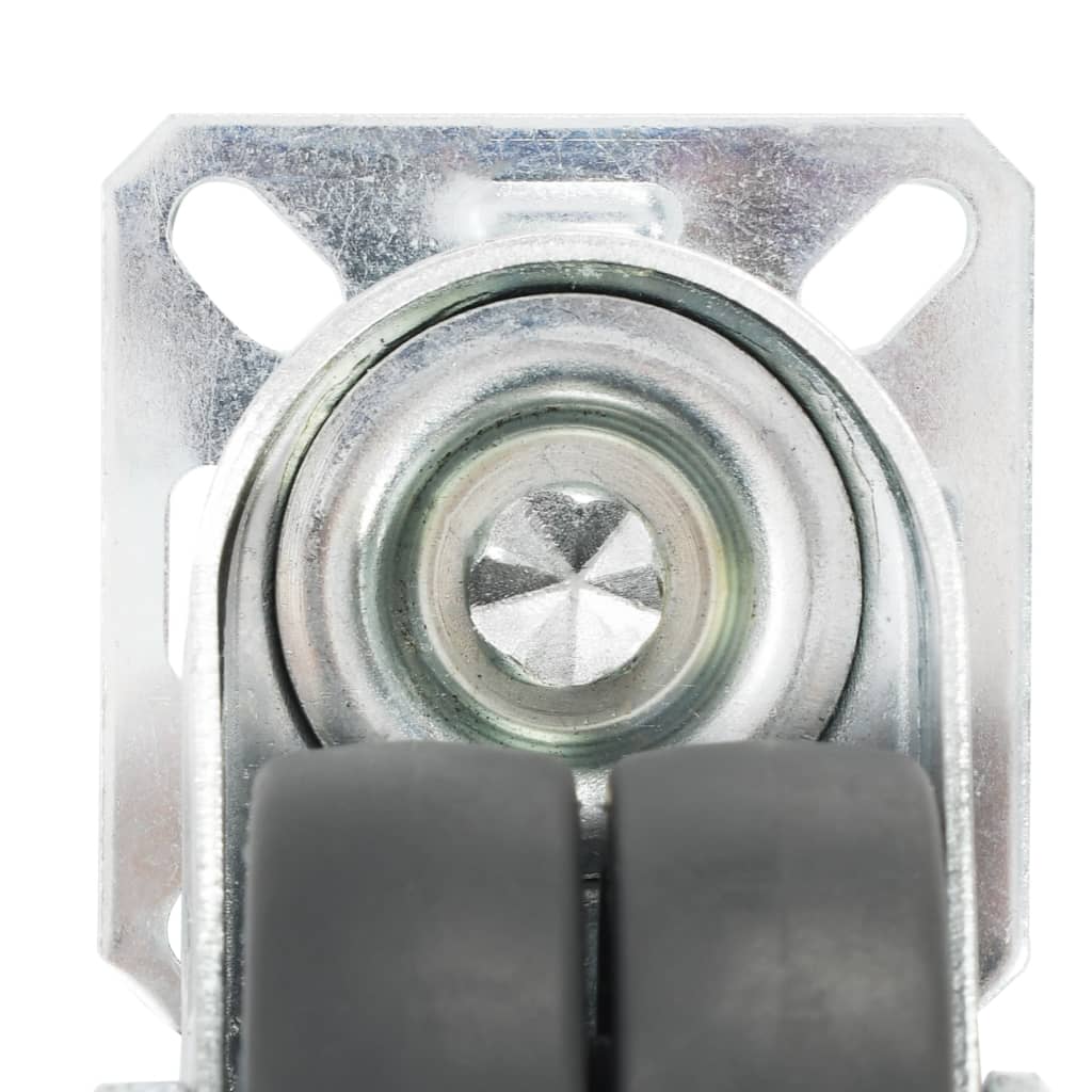 32 st Zwenkwielen dubbel 50 mm is nu te koop bij PeponiXL, paradijselijk wonen!