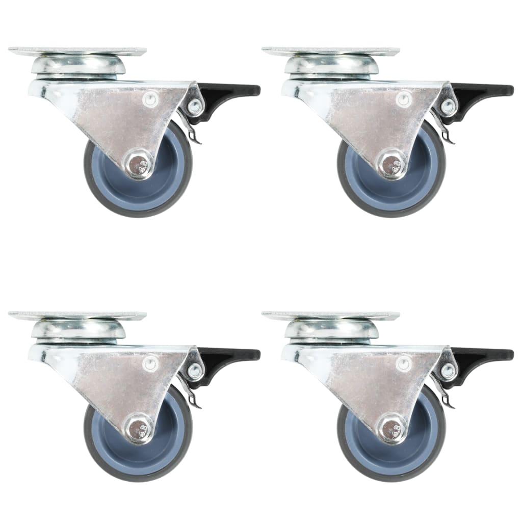 32 st Zwenkwielen dubbel 50 mm is nu te koop bij PeponiXL, paradijselijk wonen!