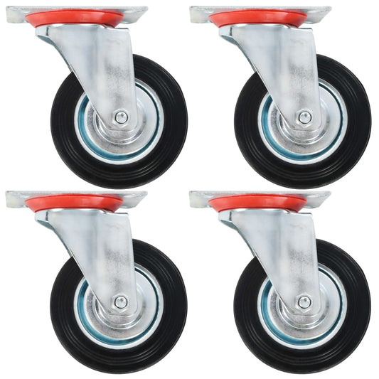 8 st Zwenkwielen 100 mm is nu te koop bij PeponiXL, paradijselijk wonen!