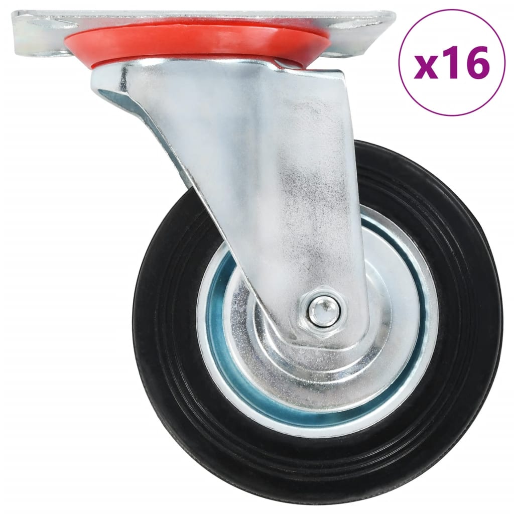 16 st Zwenkwielen 100 mm is nu te koop bij PeponiXL, paradijselijk wonen!