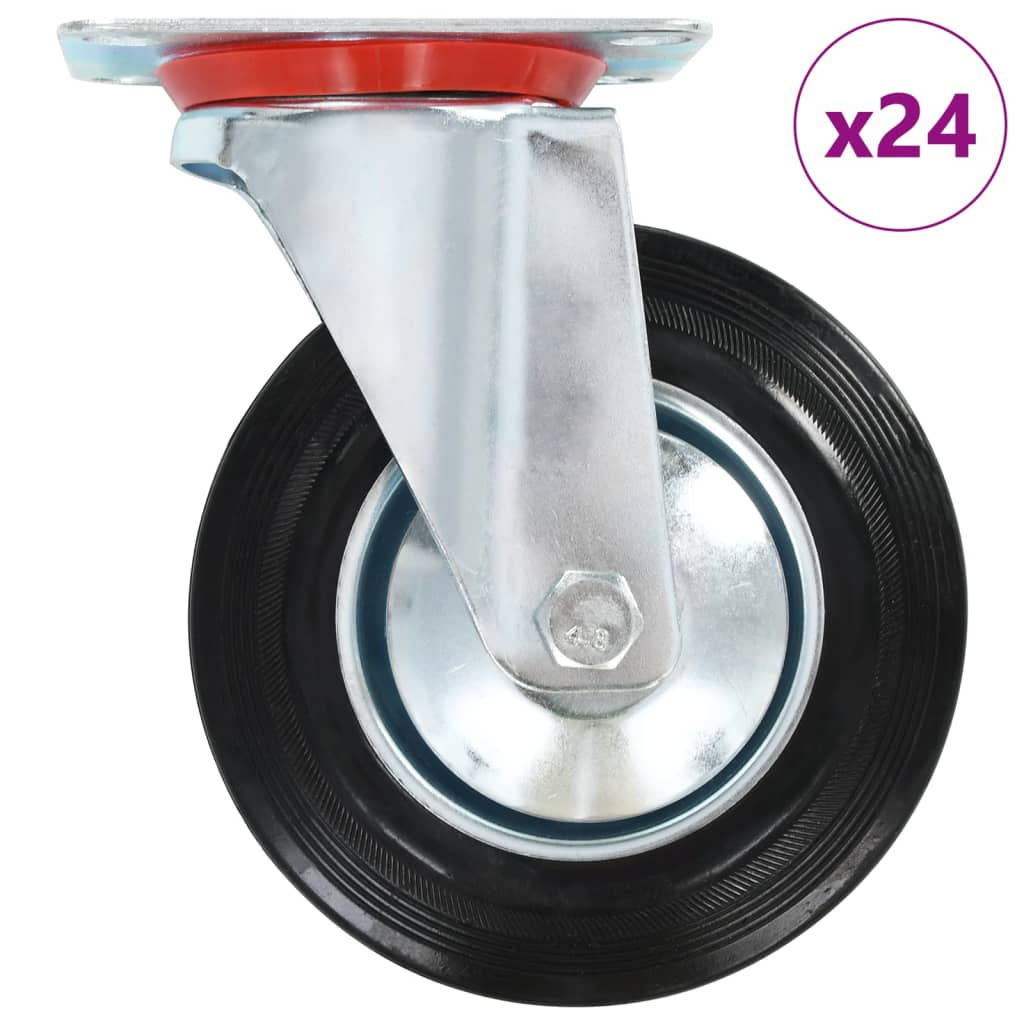 24 st Zwenkwielen 160 mm is nu te koop bij PeponiXL, paradijselijk wonen!