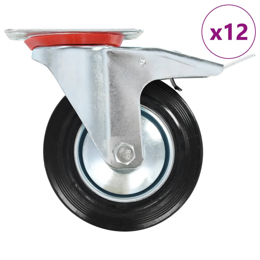 12 st Zwenkwielen 160 mm is nu te koop bij PeponiXL, paradijselijk wonen!