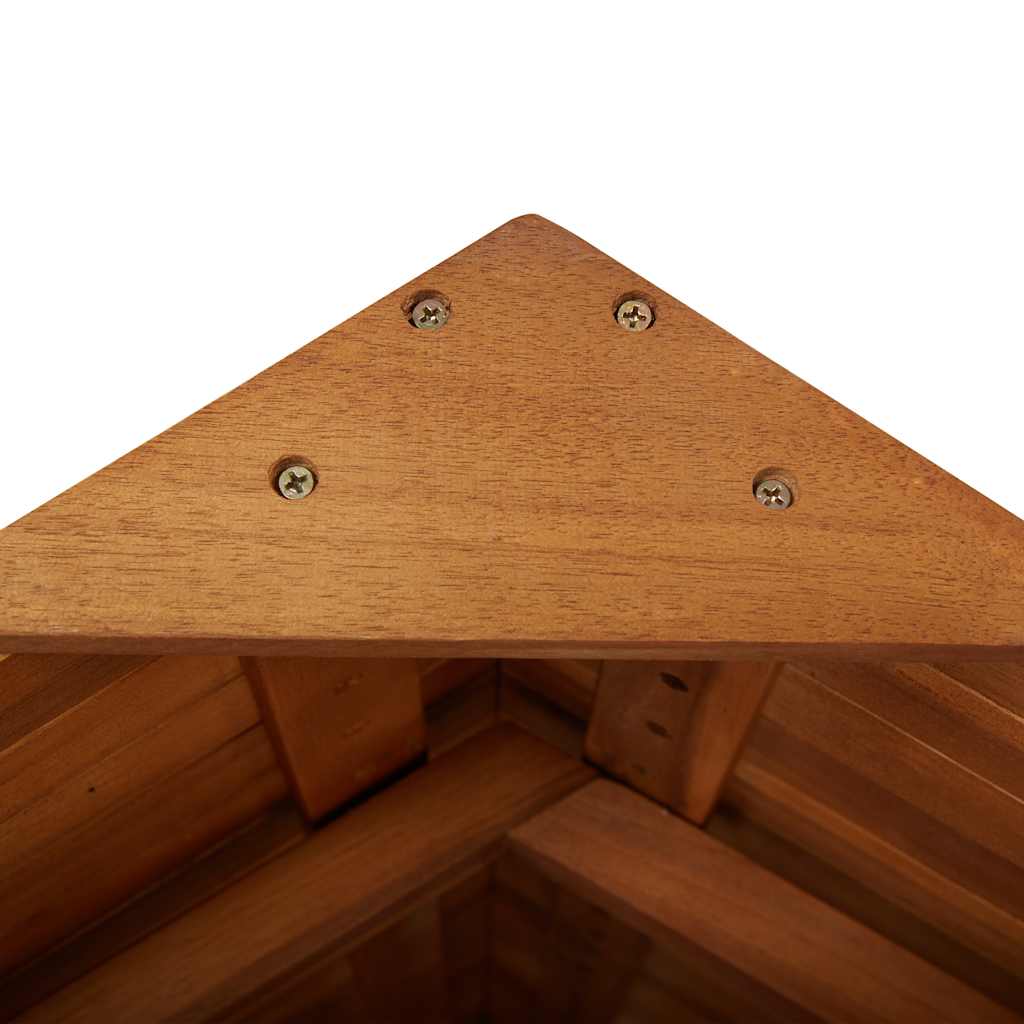 Bartafel met dak voor buiten 113x106x217 cm massief acaciahout is nu te koop bij PeponiXL, paradijselijk wonen!