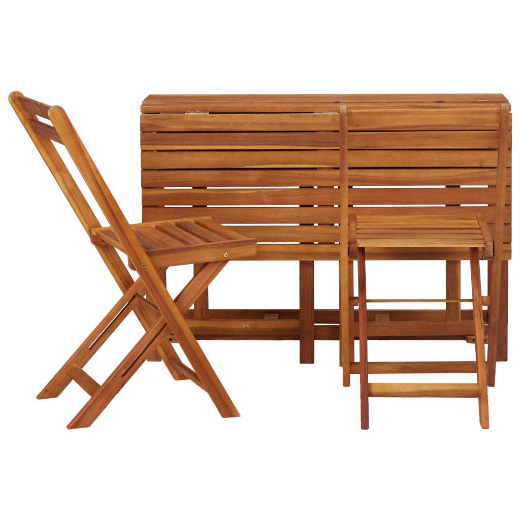 Tuintafel met plantenbak en 2 bistrostoelen massief acaciahout is nu te koop bij PeponiXL, paradijselijk wonen!
