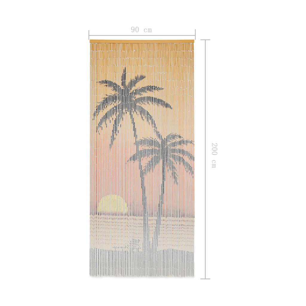 Vliegengordijn 90x200 cm bamboe is nu te koop bij PeponiXL, paradijselijk wonen!