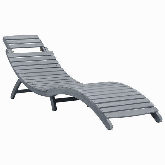Ligbed massief acaciahout greywash is nu te koop bij PeponiXL, paradijselijk wonen!