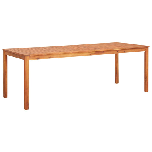 Tuintafel 215x90x74 cm massief acaciahout is nu te koop bij PeponiXL, paradijselijk wonen!