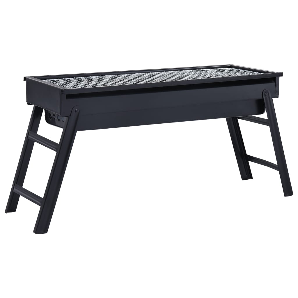 Campingbarbecue draagbaar 60x22,5x33 cm roestvrij is nu te koop bij PeponiXL, paradijselijk wonen!