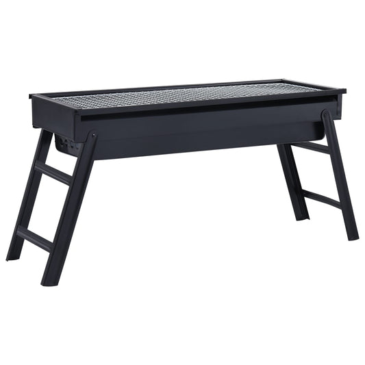 Campingbarbecue draagbaar 60x22,5x33 cm roestvrij is nu te koop bij PeponiXL, paradijselijk wonen!
