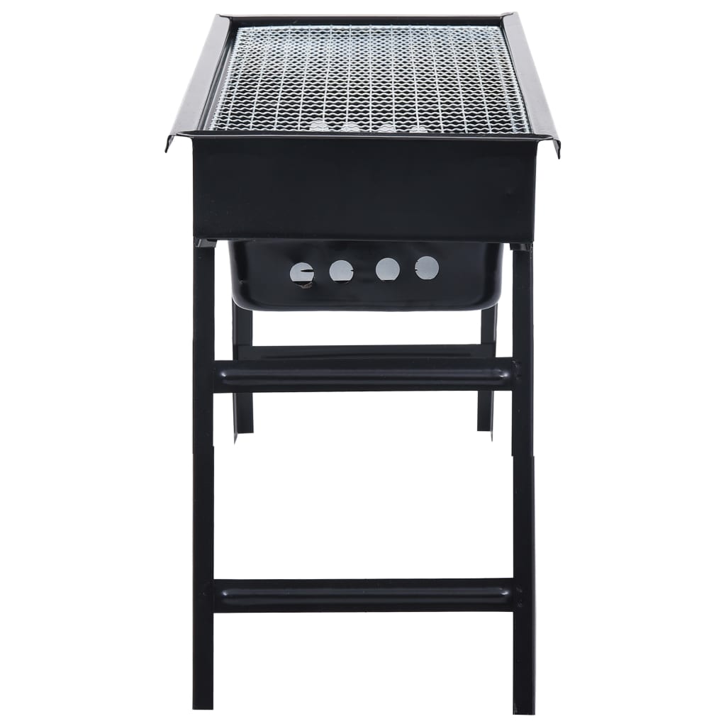 Campingbarbecue draagbaar 60x22,5x33 cm roestvrij is nu te koop bij PeponiXL, paradijselijk wonen!
