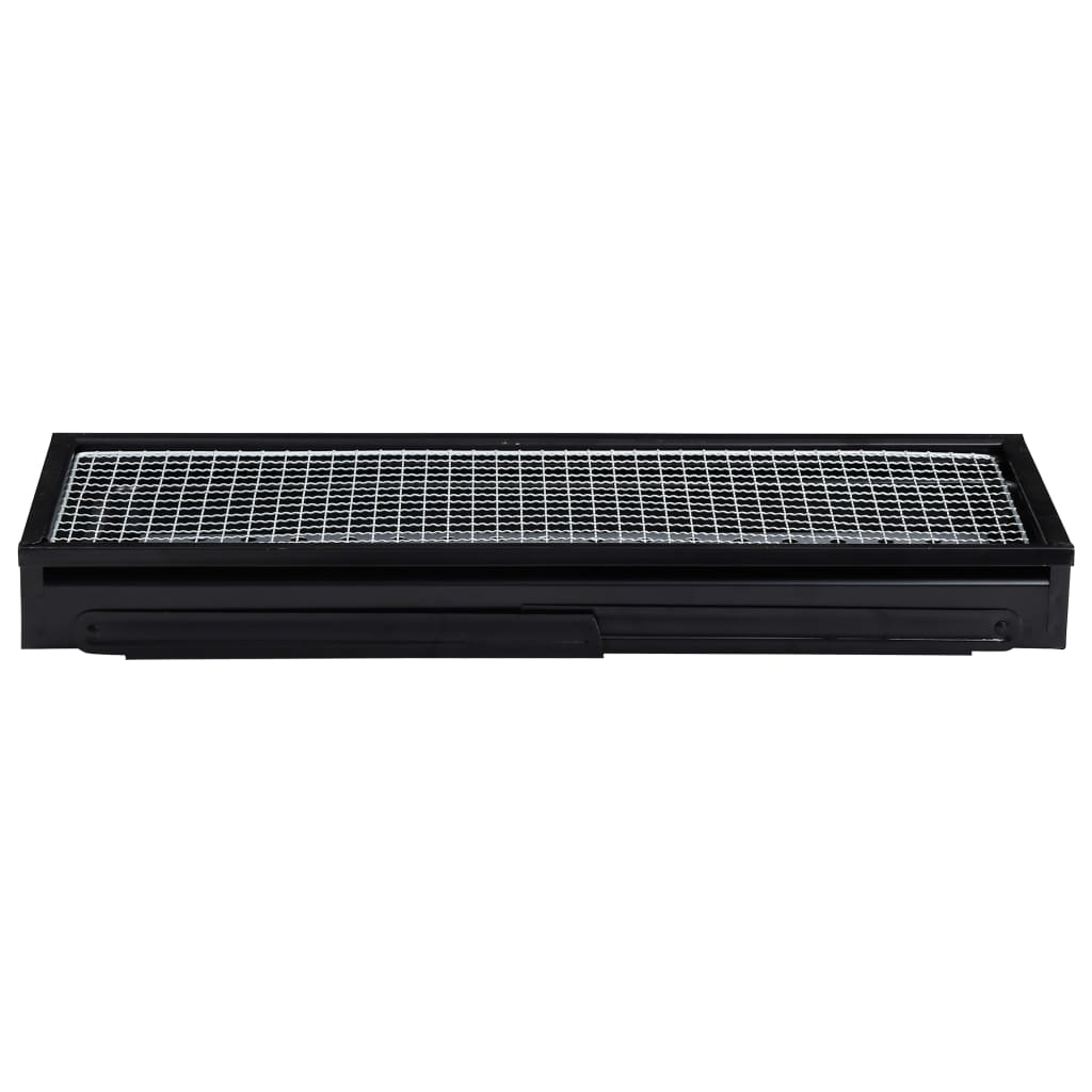 Campingbarbecue draagbaar 60x22,5x33 cm roestvrij is nu te koop bij PeponiXL, paradijselijk wonen!