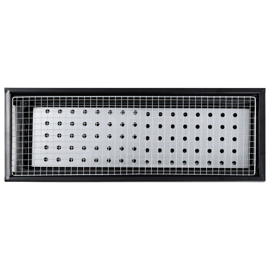 Campingbarbecue draagbaar 60x22,5x33 cm roestvrij is nu te koop bij PeponiXL, paradijselijk wonen!