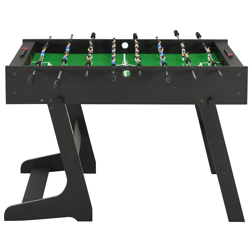 Voetbaltafel inklapbaar 121x61x80 cm zwart is nu te koop bij PeponiXL, paradijselijk wonen!