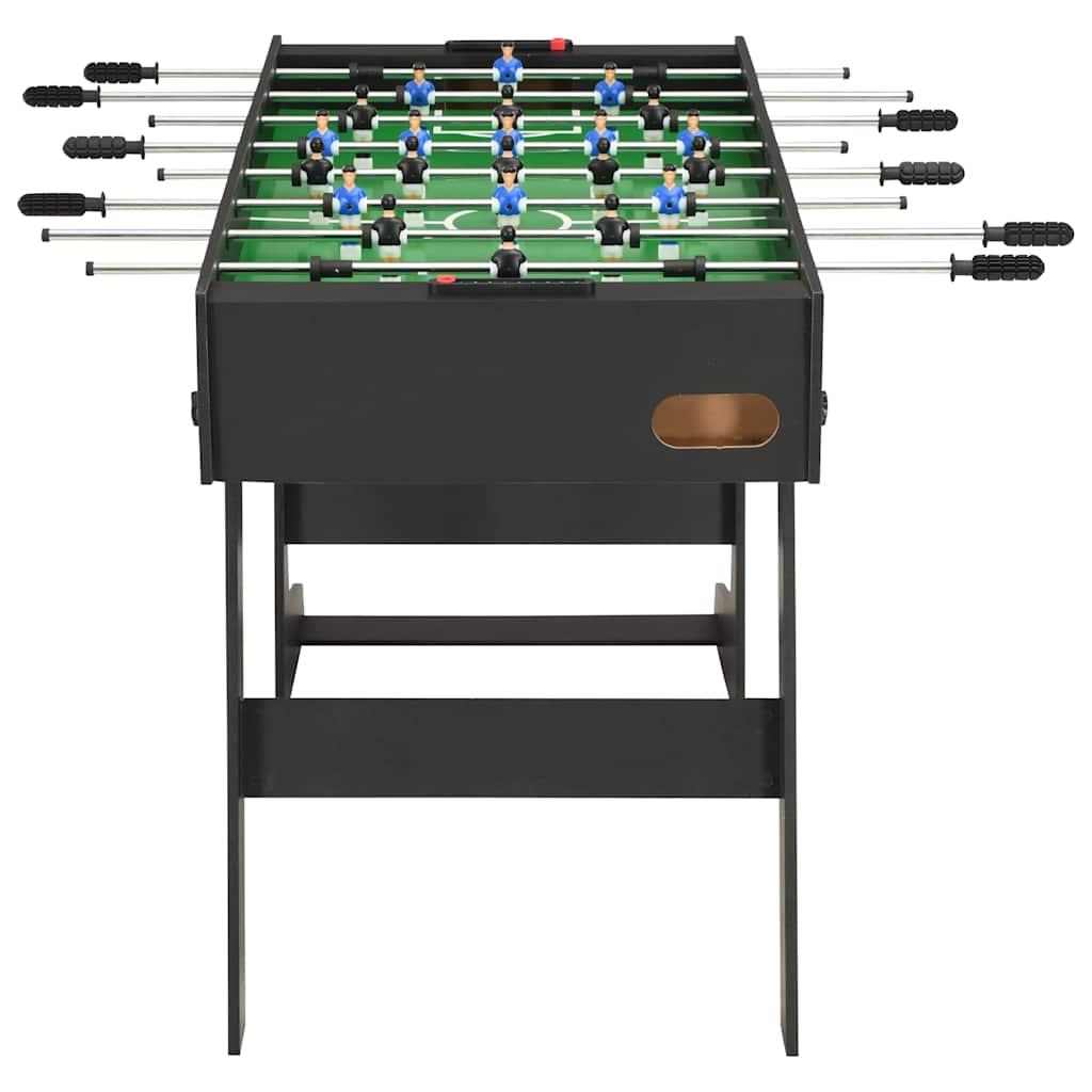 Voetbaltafel inklapbaar 121x61x80 cm zwart is nu te koop bij PeponiXL, paradijselijk wonen!