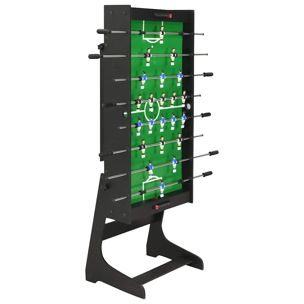 Voetbaltafel inklapbaar 121x61x80 cm zwart is nu te koop bij PeponiXL, paradijselijk wonen!
