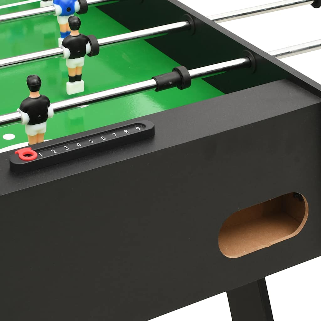 Voetbaltafel inklapbaar 121x61x80 cm zwart is nu te koop bij PeponiXL, paradijselijk wonen!
