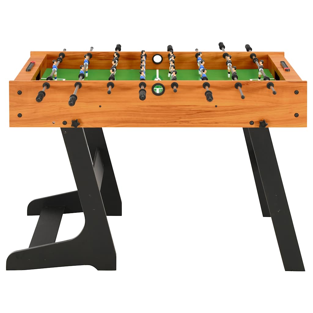 Voetbaltafel inklapbaar 121x61x80 cm lichtbruin is nu te koop bij PeponiXL, paradijselijk wonen!