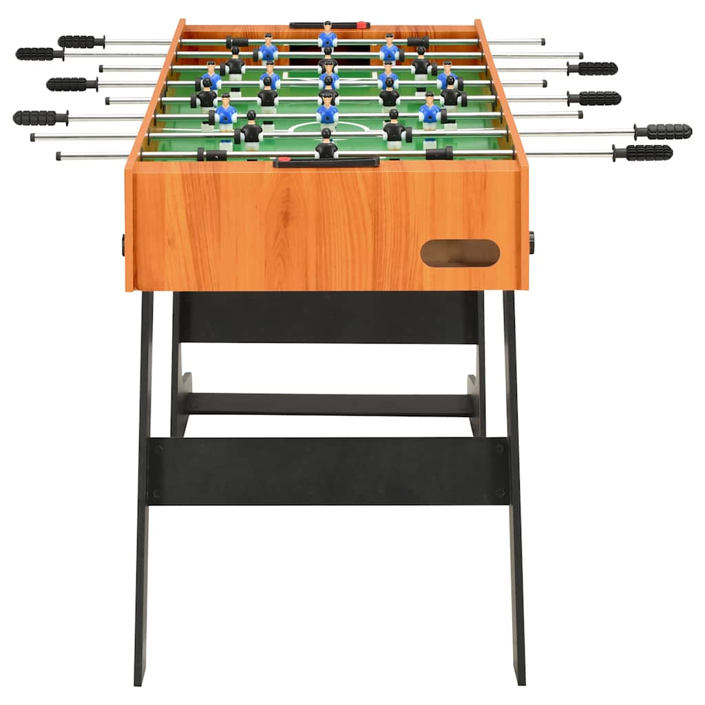Voetbaltafel inklapbaar 121x61x80 cm lichtbruin is nu te koop bij PeponiXL, paradijselijk wonen!