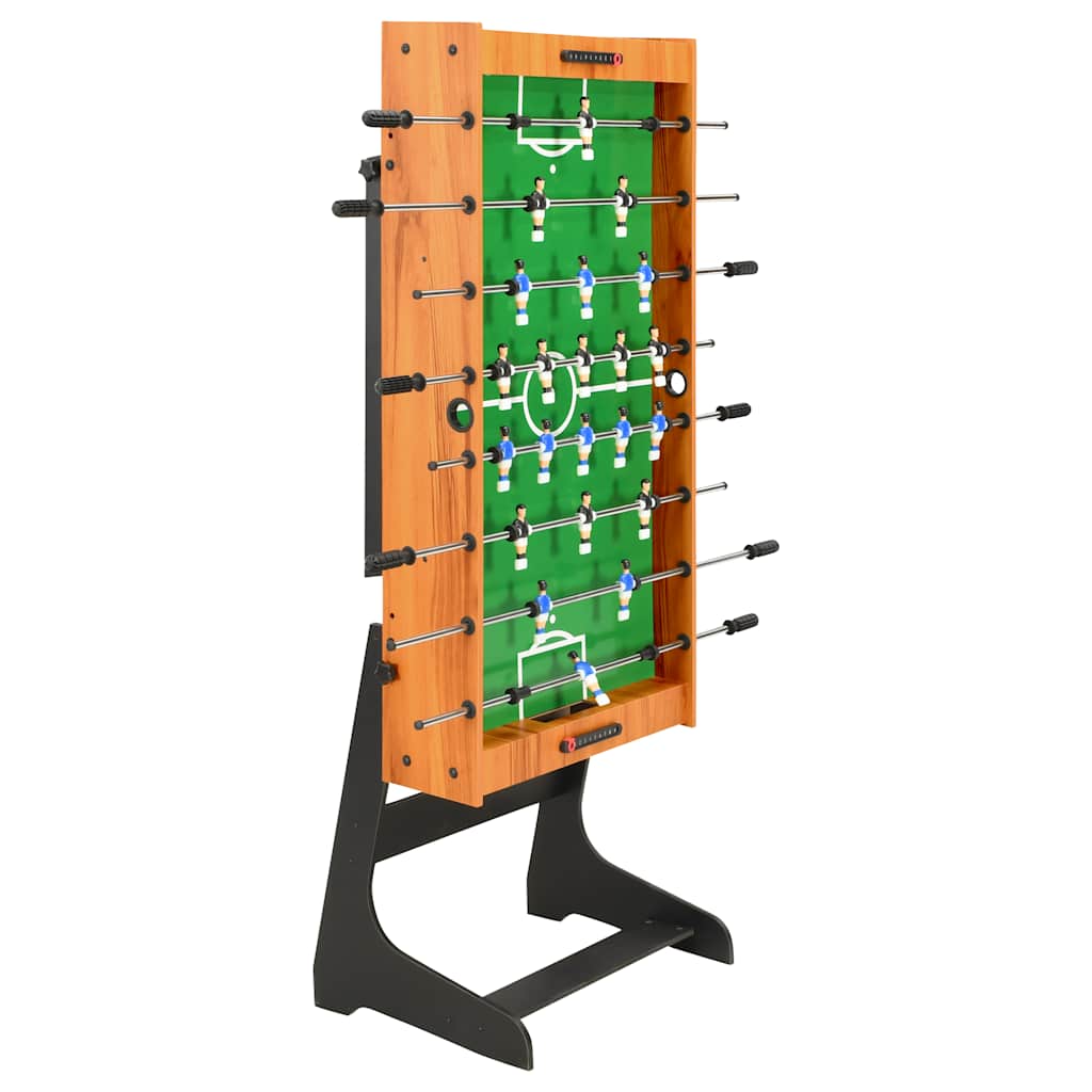 Voetbaltafel inklapbaar 121x61x80 cm lichtbruin is nu te koop bij PeponiXL, paradijselijk wonen!
