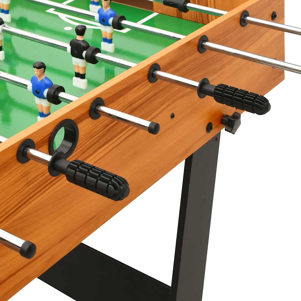 Voetbaltafel inklapbaar 121x61x80 cm lichtbruin is nu te koop bij PeponiXL, paradijselijk wonen!
