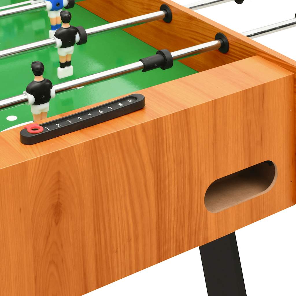 Voetbaltafel inklapbaar 121x61x80 cm lichtbruin is nu te koop bij PeponiXL, paradijselijk wonen!
