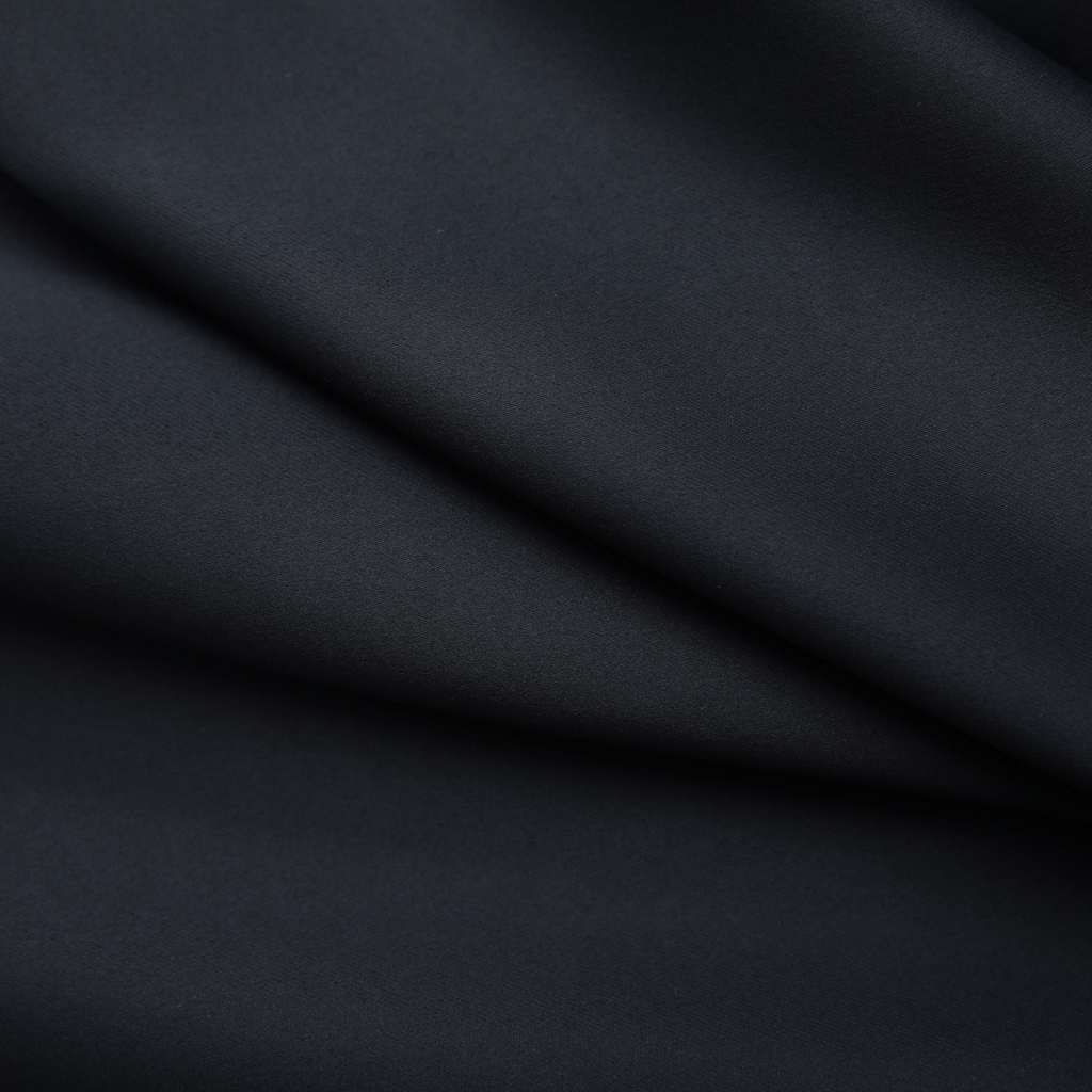 Gordijnen verduisterend met haken 2 st 140x225 cm zwart is nu te koop bij PeponiXL, paradijselijk wonen!