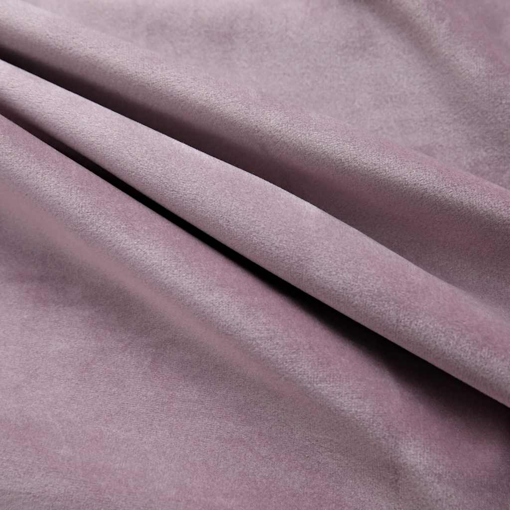 Gordijnen verduisterend met ringen 2 st 140x225 cm fluweel roze is nu te koop bij PeponiXL, paradijselijk wonen!