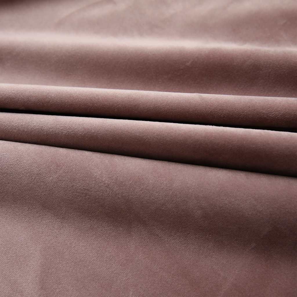 Gordijnen verduisterend 2 st met haken 140x225 cm fluweel roze is nu te koop bij PeponiXL, paradijselijk wonen!