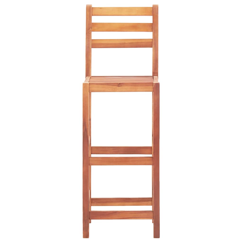 Barkrukken 2 st massief acaciahout is nu te koop bij PeponiXL, paradijselijk wonen!