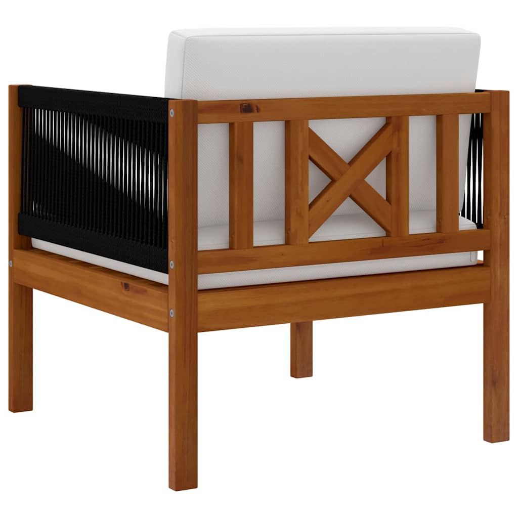 Tuinstoelen 2 st massief acaciahout is nu te koop bij PeponiXL, paradijselijk wonen!
