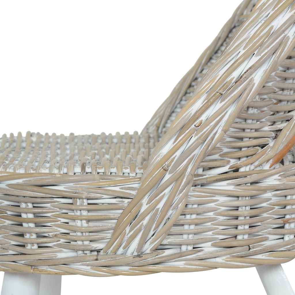 Fauteuil kubu rattan wit is nu te koop bij PeponiXL, paradijselijk wonen!