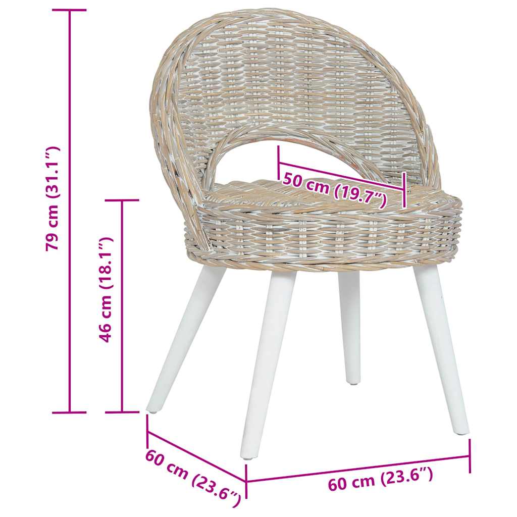 Fauteuil kubu rattan wit is nu te koop bij PeponiXL, paradijselijk wonen!