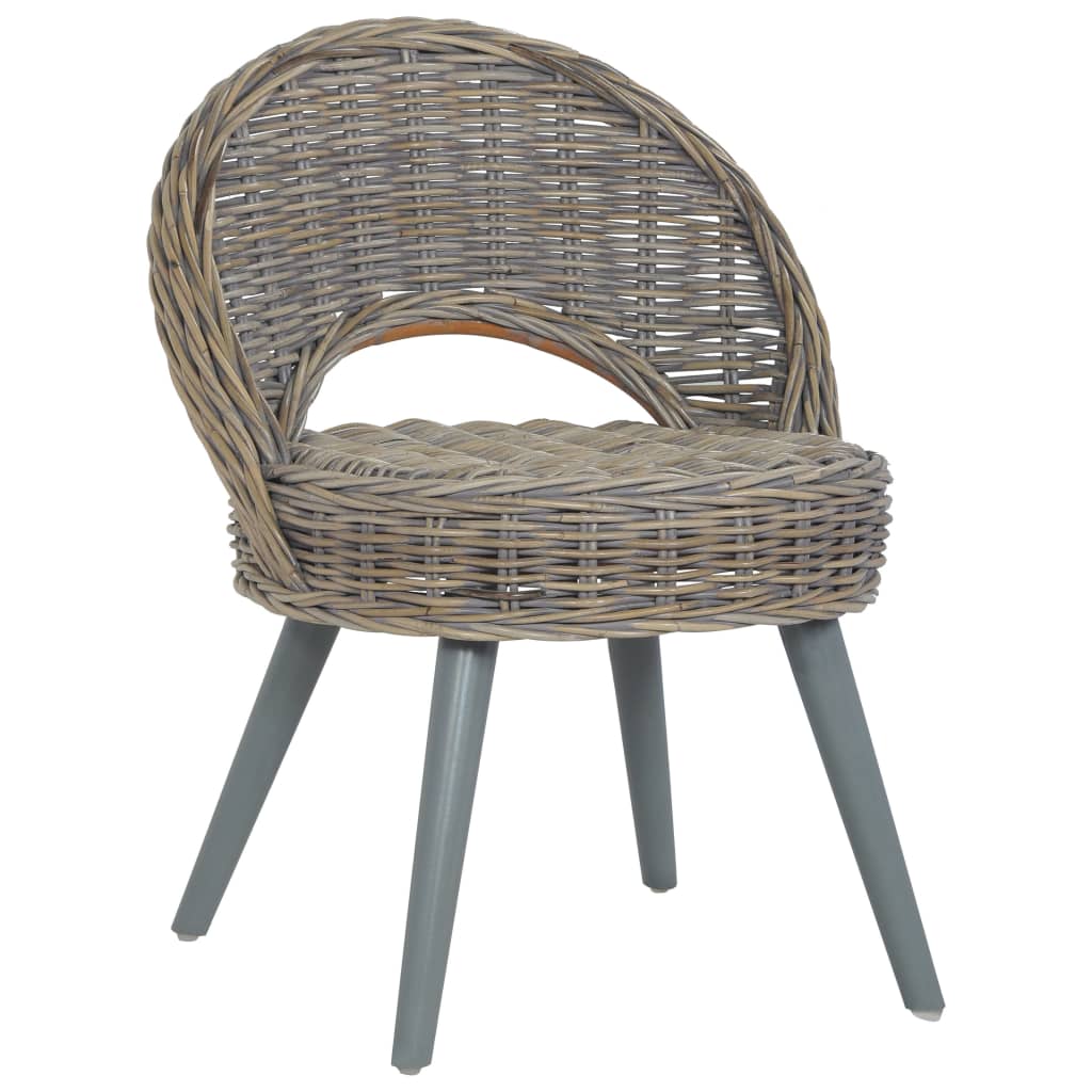 Fauteuil kubu rattan grijs is nu te koop bij PeponiXL, paradijselijk wonen!