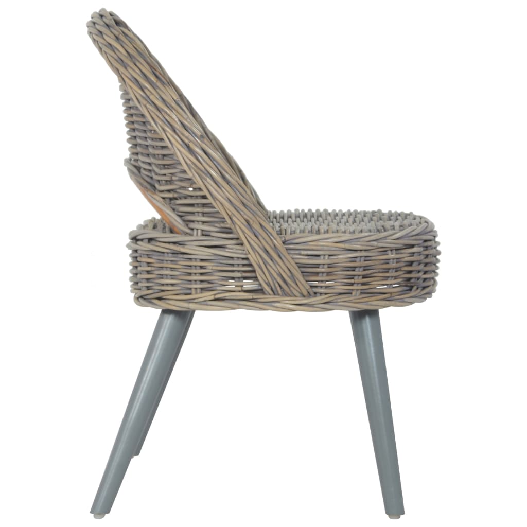 Fauteuil kubu rattan grijs is nu te koop bij PeponiXL, paradijselijk wonen!