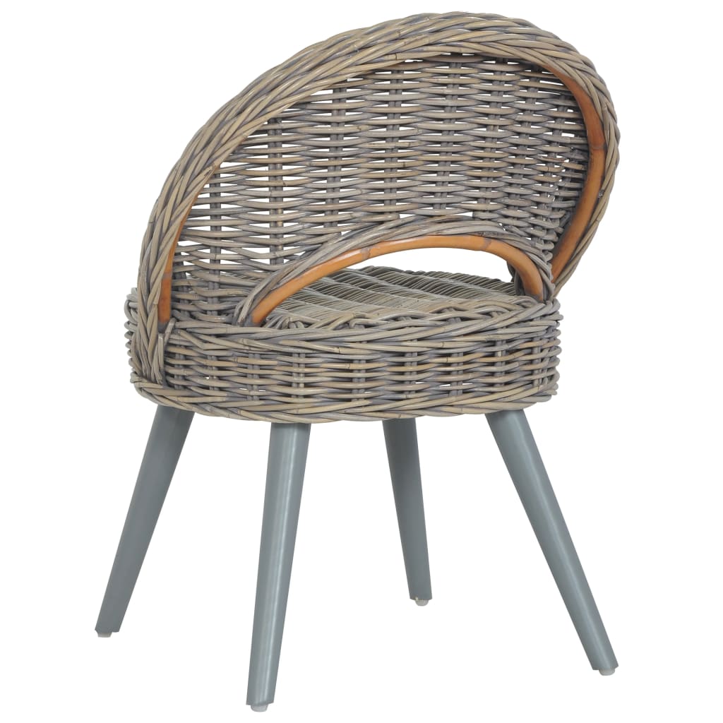 Fauteuil kubu rattan grijs is nu te koop bij PeponiXL, paradijselijk wonen!