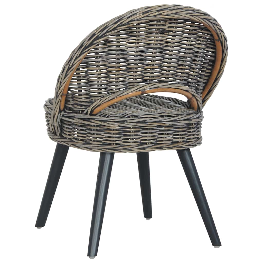 Fauteuil kubu rattan zwart is nu te koop bij PeponiXL, paradijselijk wonen!