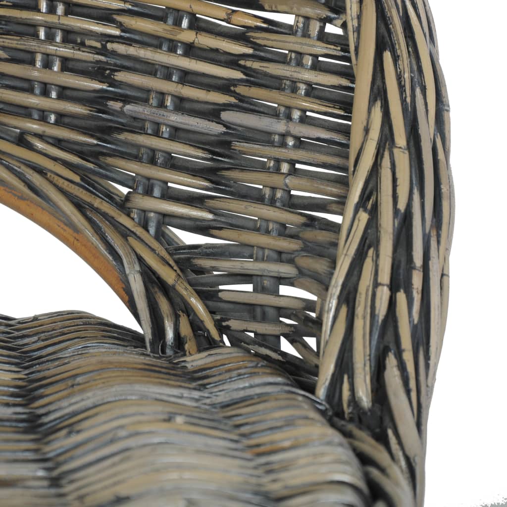 Fauteuil kubu rattan zwart is nu te koop bij PeponiXL, paradijselijk wonen!