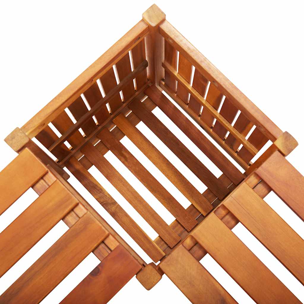 Tuinhoekbank met plantenbak 117x117x40 cm massief acaciahout is nu te koop bij PeponiXL, paradijselijk wonen!