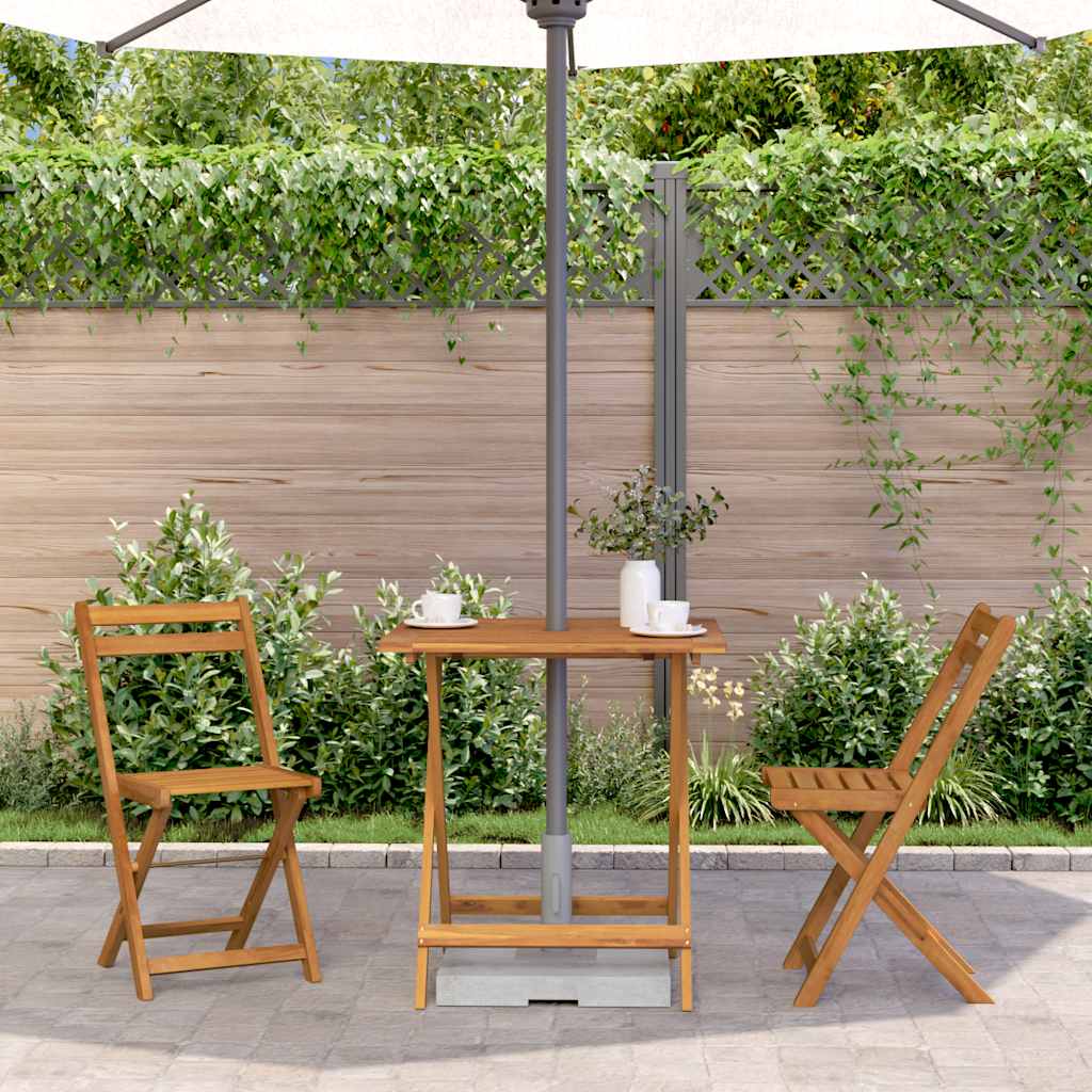 Tuintafel inklapbaar 70x70x75 cm massief acaciahout is nu te koop bij PeponiXL, paradijselijk wonen!