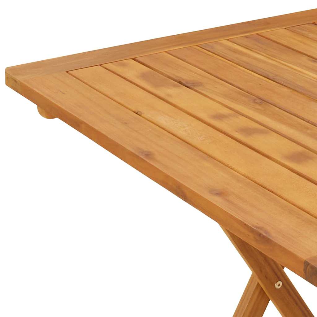 Tuintafel inklapbaar 70x70x75 cm massief acaciahout is nu te koop bij PeponiXL, paradijselijk wonen!
