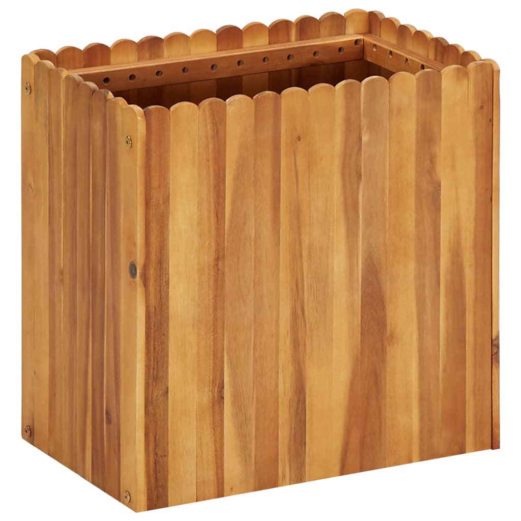 Plantenbak verhoogd 50x30x50 cm massief acaciahout is nu te koop bij PeponiXL, paradijselijk wonen!