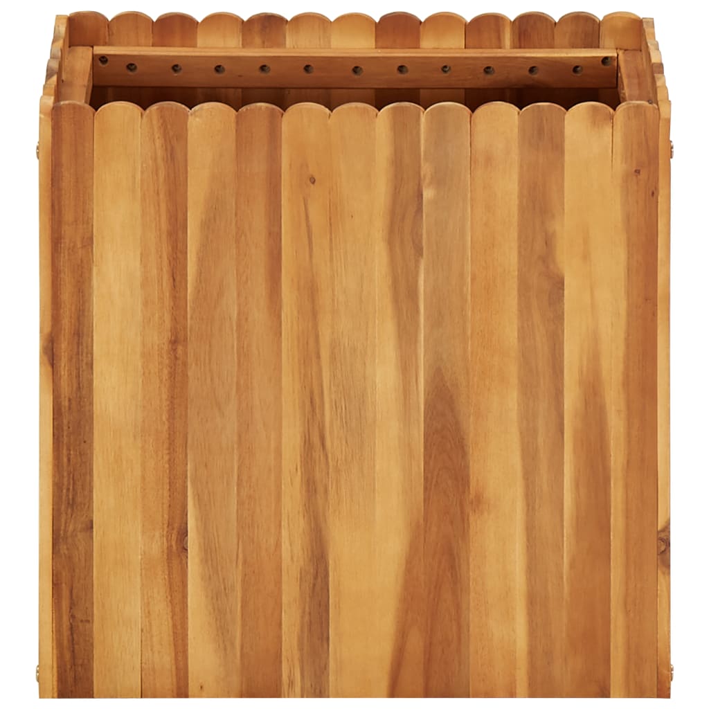 Plantenbak verhoogd 50x30x50 cm massief acaciahout is nu te koop bij PeponiXL, paradijselijk wonen!