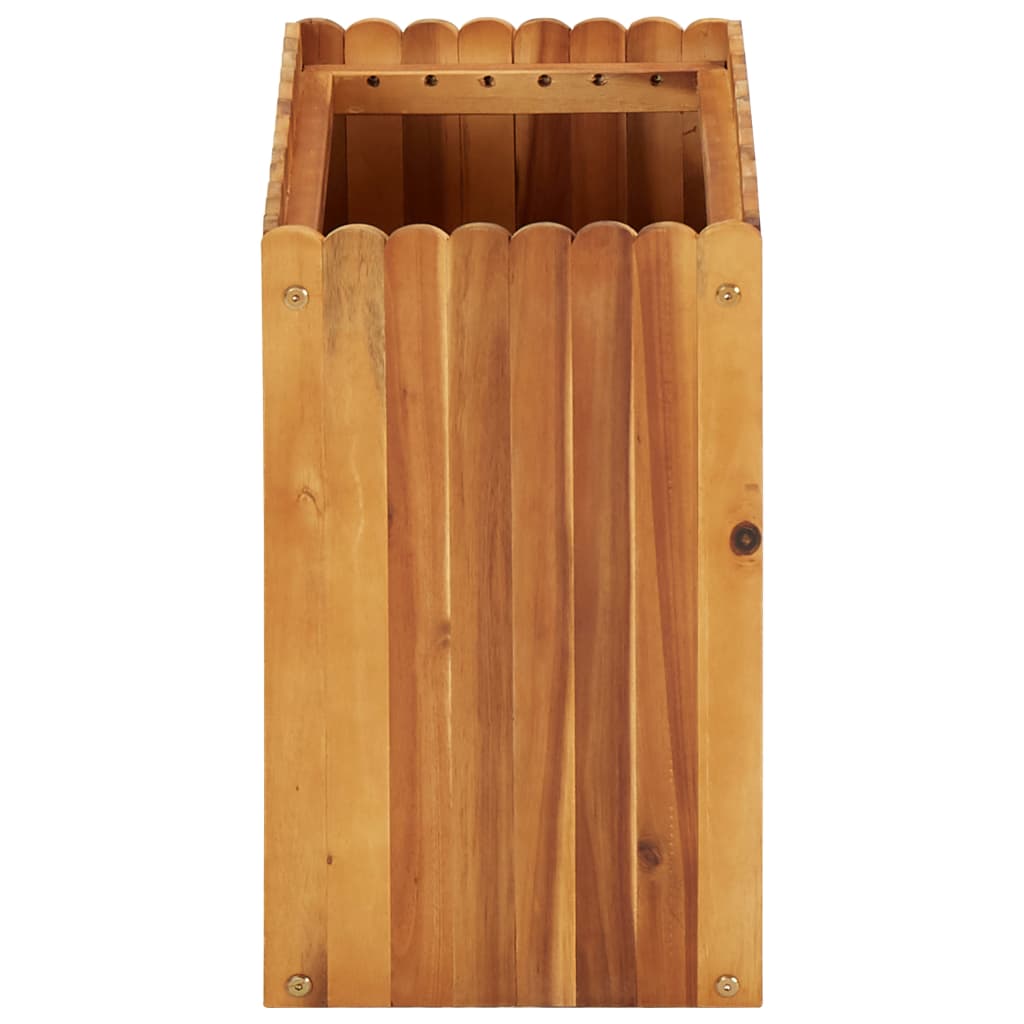 Plantenbak verhoogd 50x30x50 cm massief acaciahout is nu te koop bij PeponiXL, paradijselijk wonen!