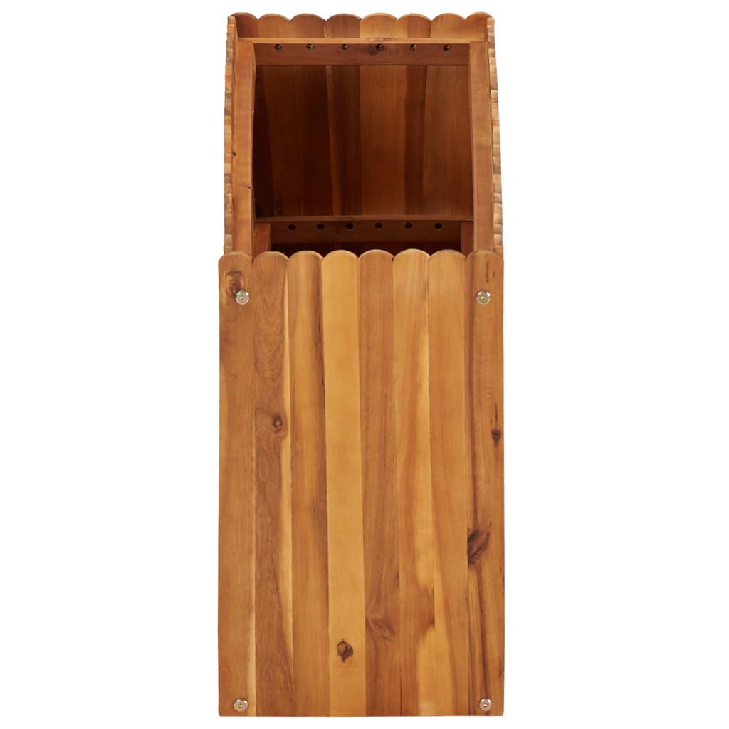 Plantenbak verhoogd 100x30x50 cm massief acaciahout is nu te koop bij PeponiXL, paradijselijk wonen!
