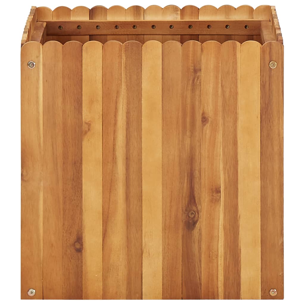 Plantenbak verhoogd 50x50x50 cm massief acaciahout is nu te koop bij PeponiXL, paradijselijk wonen!