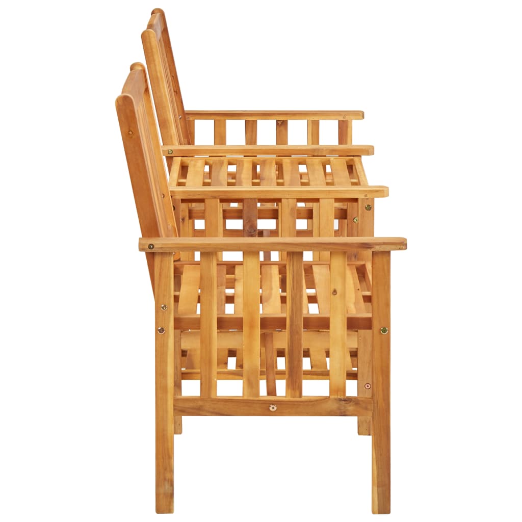 Tuinstoelen met theetafel 159x61x92 cm massief acaciahout is nu te koop bij PeponiXL, paradijselijk wonen!