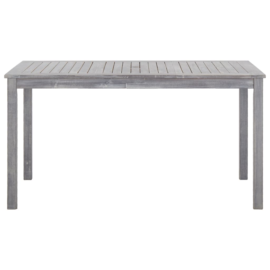 5-delige Tuinset massief acaciahout grijs is nu te koop bij PeponiXL, paradijselijk wonen!