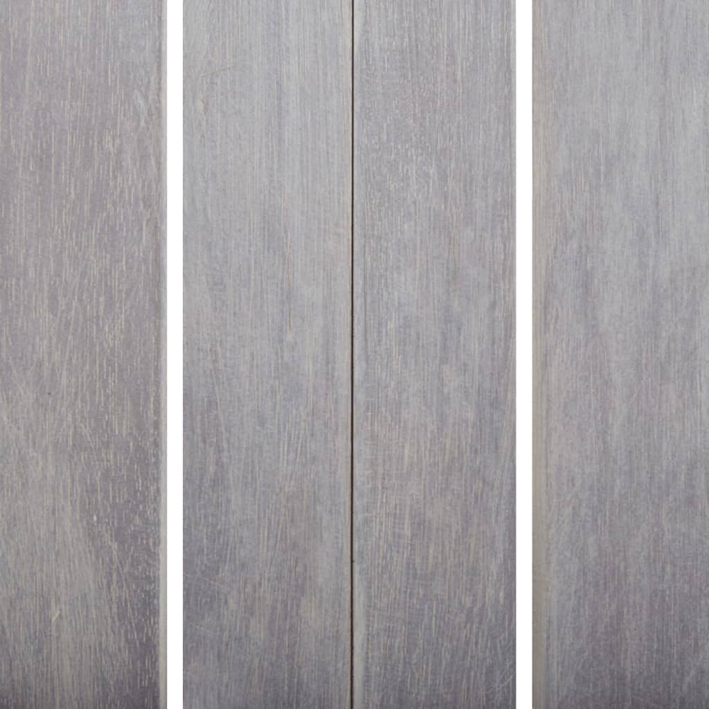 7-delige Tuinset massief acaciahout greywash is nu te koop bij PeponiXL, paradijselijk wonen!