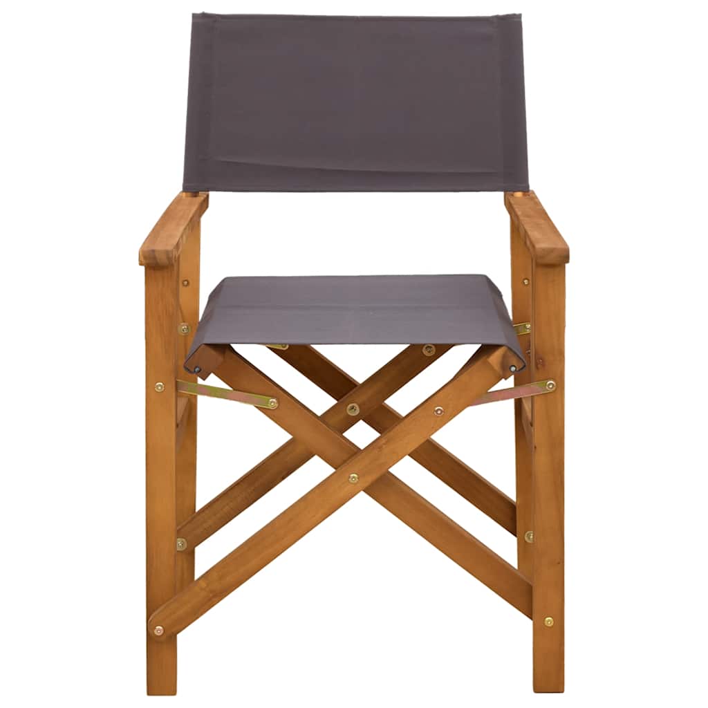 Regisseursstoelen 2 st massief acaciahout is nu te koop bij PeponiXL, paradijselijk wonen!